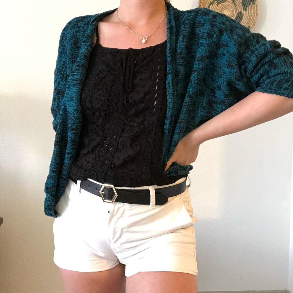 *SOLD* Slouchy oversized open cardigan 3/4 sleeve